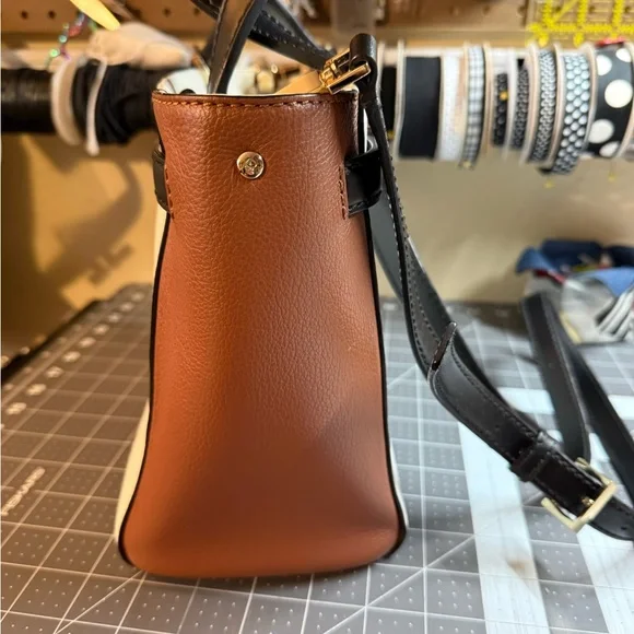 Kate Spade Black, Brown, and Cream Handbag - Picture 6 of 16